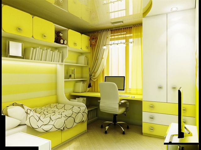 Уютная и современная детская комната для девочки: фото